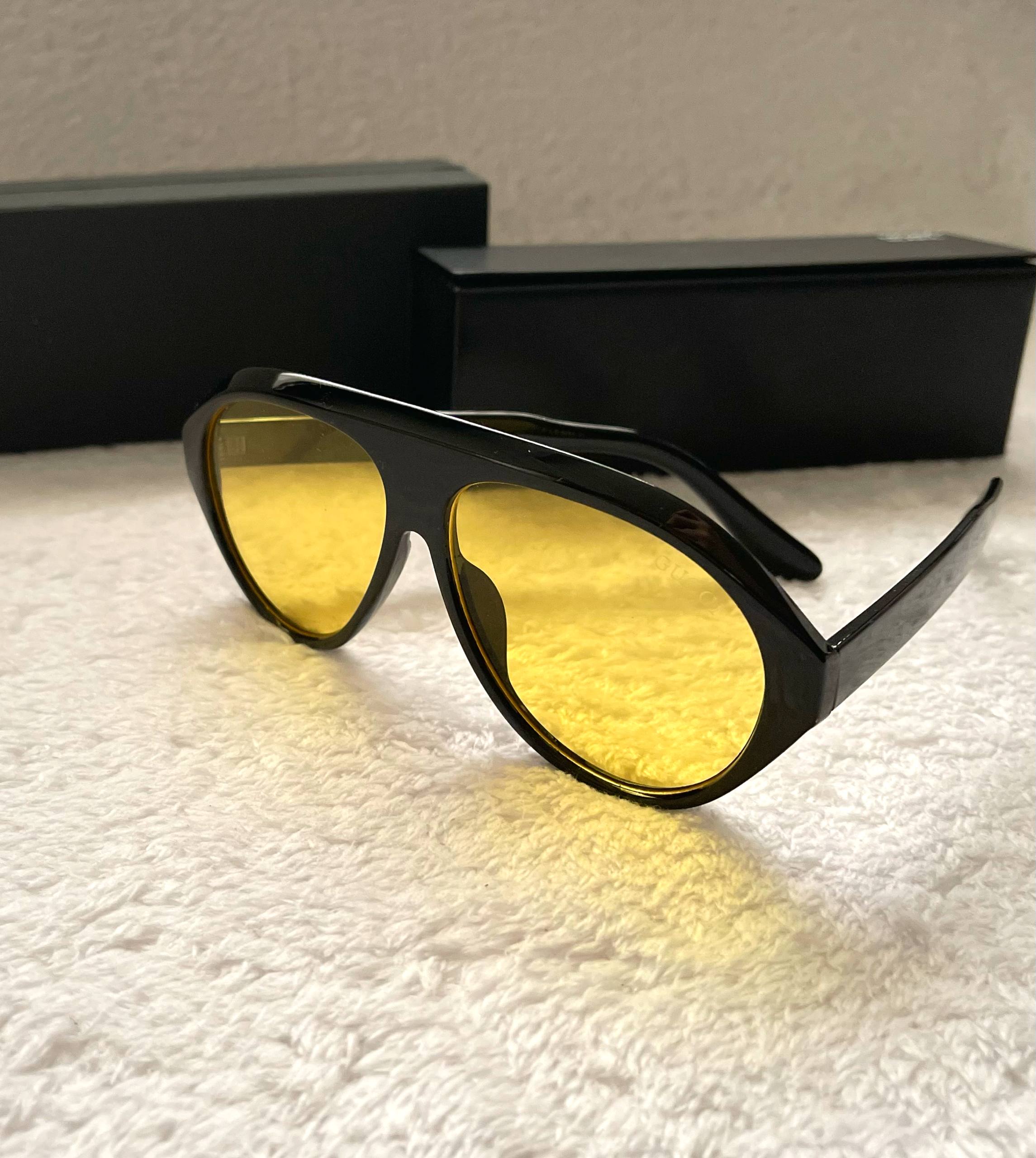 عینک گوچی لنز زرد (کد 128)